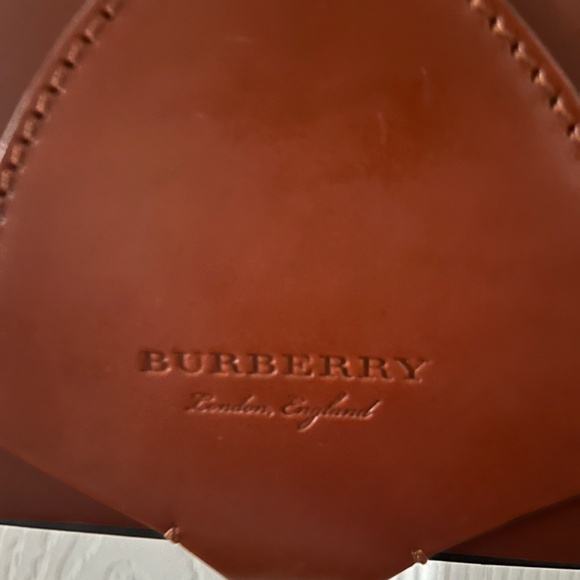 Burberry crossbody leather bag (brown) - Picture 6 of 11